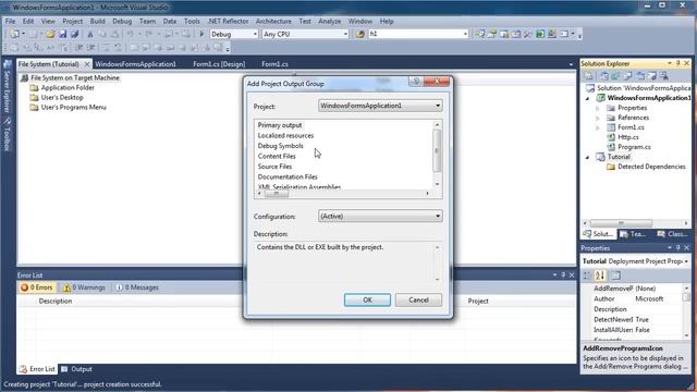 How to Publish an Application - C# C Sharp Visual Studio 2010 смотреть онлайн