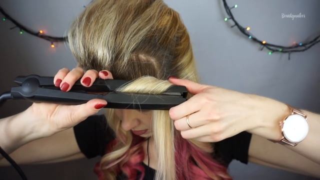 Красивые локоны на утюжок \ Голливудские локоны самой себе \ Easy Flat Iron Curles \ BEAUTYMAKER