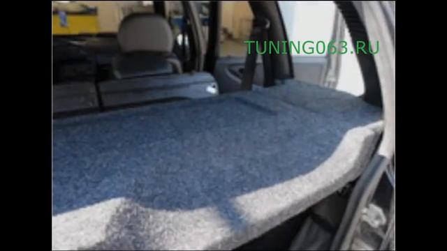 Акустическая полка Chevrolet Niva с боковинами смотреть онлайн