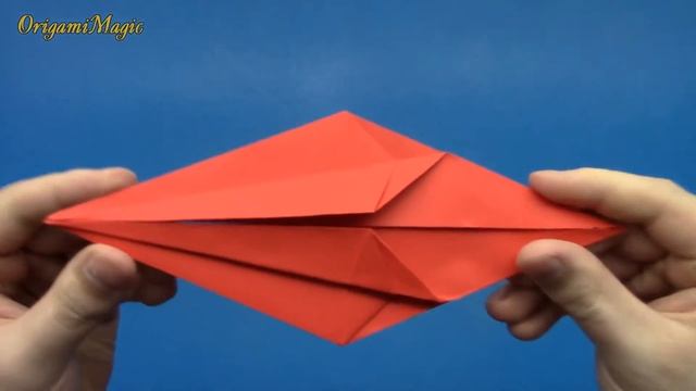 Как сделать Ласточку из бумаги своими руками | Оригами Птица без клея смотреть онлайн