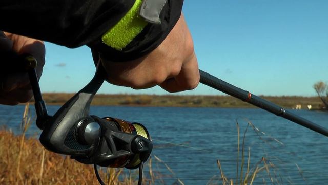 27 Osennjaja beregovaja spinningovaja lovlja na sedobnuju rezinu chast 1 смотреть онлайн