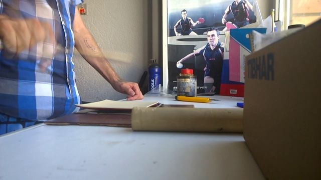 Сборка ракетки для настольного тенниса / Assembly racket for Table tennis смотреть онлайн