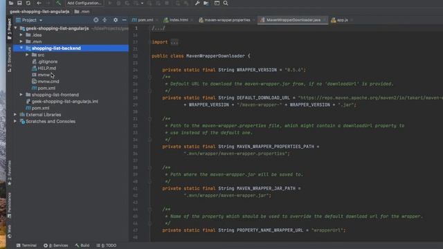 Список покупок на Spring Boot и AngularJS смотреть онлайн