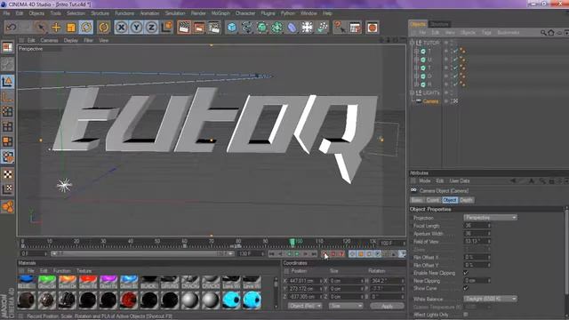 Cinema 4D Tutorial Basic Intro Making Key Framing смотреть онлайн