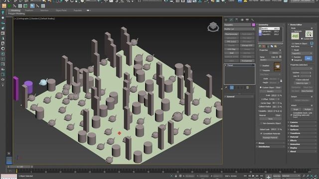 Forest Pack Pro для 3D max. Урок 6. Вкладка "Items Editor". смотреть онлайн