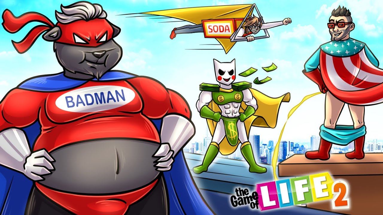 СУПЕРГЕРОЙСКАЯ ЖИЗНЬ ОТ НАС НЕ ЗАВИСИТ :D УГАРНАЯ НАСТОЛКА The Game of Life 2 смотреть онлайн