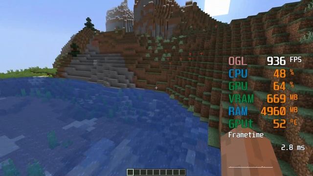 GeForce GTX 1650 -- Intel Core i3-9100F -- Minecraft FPS Test смотреть онлайн