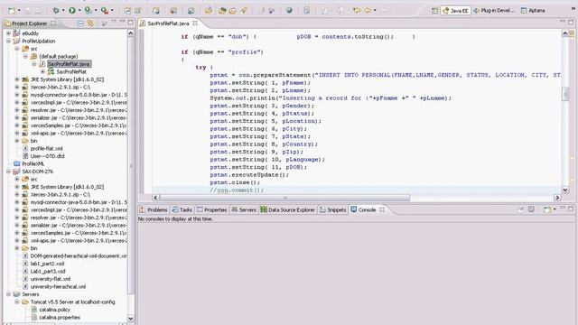 XML using SAX in Java смотреть онлайн
