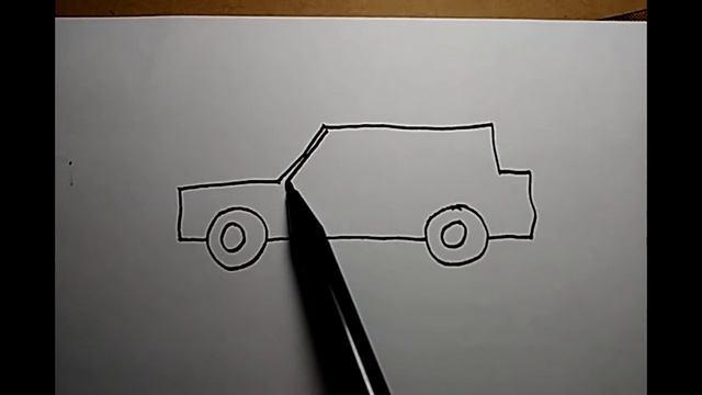 SIMPLEST WAY on How to draw a car | Easy Drawing смотреть онлайн