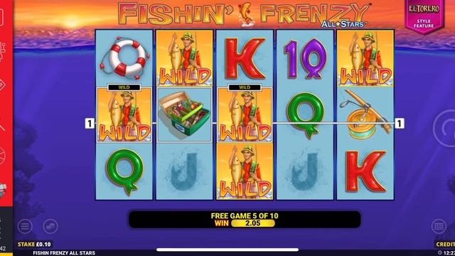 NEW GAME FISHIN FRENZY ALL STARS EL TORERO BONUS смотреть онлайн