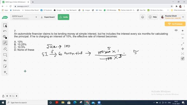 Simple Interest - Important formulas & Sample Question Discussion || Aptitude Series || Part 7 смотреть онлайн