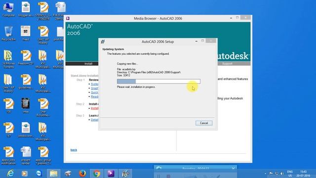 How to Install AutoCAD Software in Windows 8 OS 64 BIt and 32 Bit смотреть онлайн