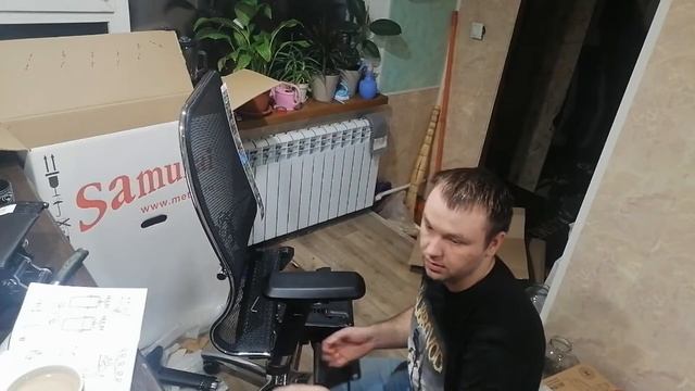 Обзор кресла Samurai S-3.04 МЕТТА. Распаковка и сборка смотреть онлайн