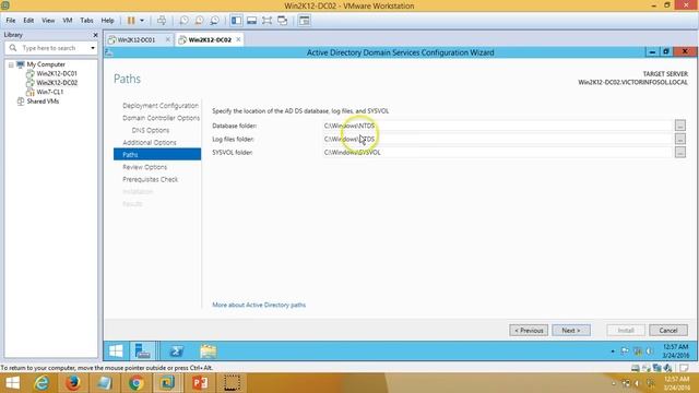 03 – Windows Server 2012 – How to Install Additional Domain Controller Full Step By Step смотреть онлайн