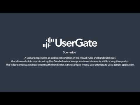 UserGate 5. Utilizing scenarios for the torrent traffic restrictions смотреть онлайн