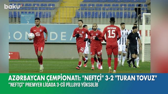 "Neftçi" Premyer Liqanın 16-cı turunda "Turan Tovuz"la üz-üzə gəlib смотреть онлайн