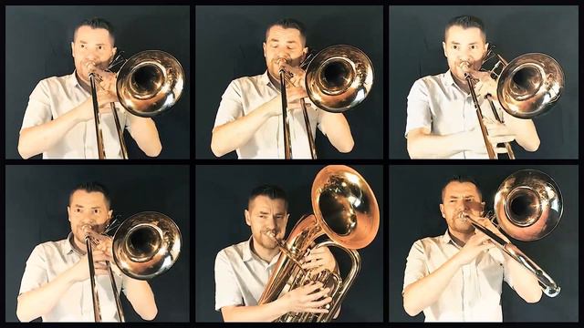 Leonard Cohen Hallelujah. Trombone cover. смотреть онлайн