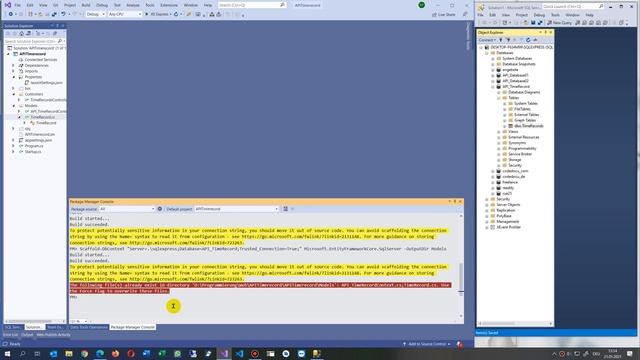 ✔ Scaffold-DBContext Build failed solved use: -force for Asp.Net Core API смотреть онлайн