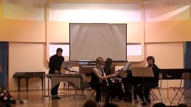 В. Белунцов. «Qua e La» для флейты, скрипки, вибрафона и фортепиано смотреть онлайн