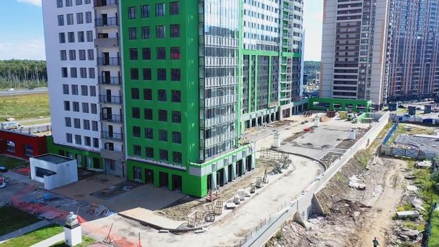 Ход строительства ЖК "Геометрия" сентябрь 2022 смотреть онлайн