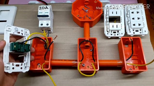 OUTLET INSTALLATION | 1 gang 2 gang 3 gang - House Wiring basics | Philippines смотреть онлайн