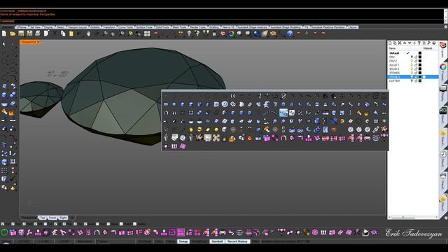 Modeling "DAMIANI" Ring in Rhinoceros 3D смотреть онлайн