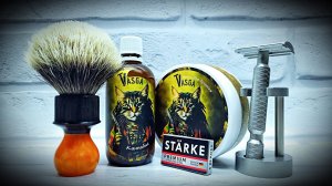 Бритье! ShieldRazors - Starke «Premium» - GDMG Brush - Vasga Razors