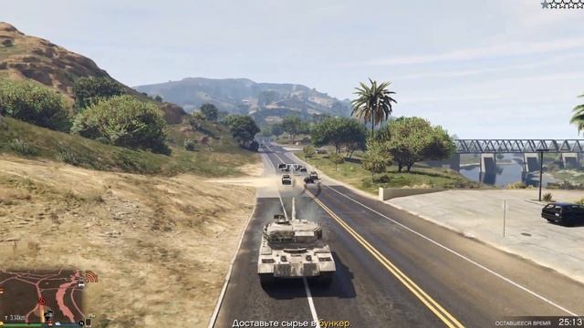 Grand Theft Auto V Форт-Занкудо воруем танк для бункера смотреть онлайн