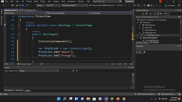 Xamarin Picker | Picker Control In Xamarin | Populate Xamarin Picker смотреть онлайн
