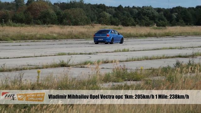 Vladimir Mihhailov Opel Vectra opc 1km: 205km/h 1 Mile: 238km/h смотреть онлайн