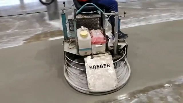 Бетонный пол под топпинг C добавкой в бетон Кратасол-ПК марка А, 9 е видео