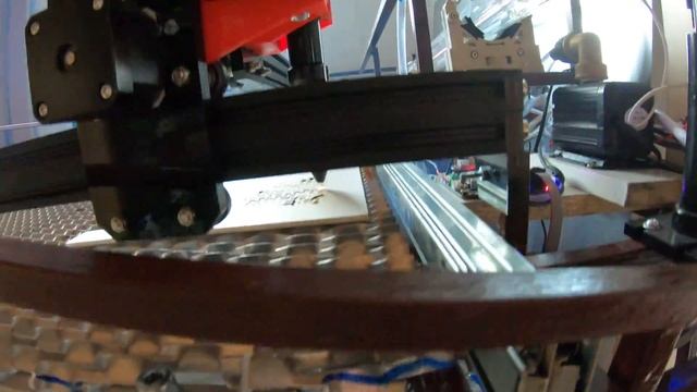 50W homemade CO2 Laser cut fractal puzzle смотреть онлайн