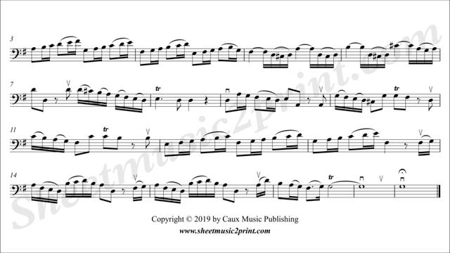Vivaldi : Four Seasons - Winter - Largo - Cello