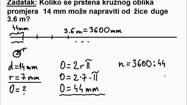 Životni zadaci vezani uz opseg i površinu kruga - zadatak 3. смотреть онлайн