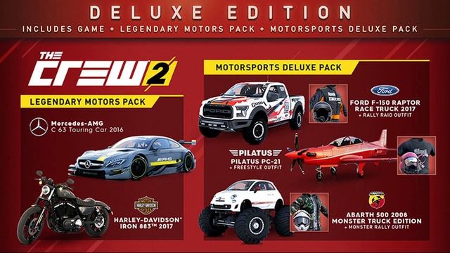 The Crew 2 ► Обзор ► Дополнения, Издания и Цены ► Deluxe ► Gold ► Season Pass ► Коробка смотреть онлайн