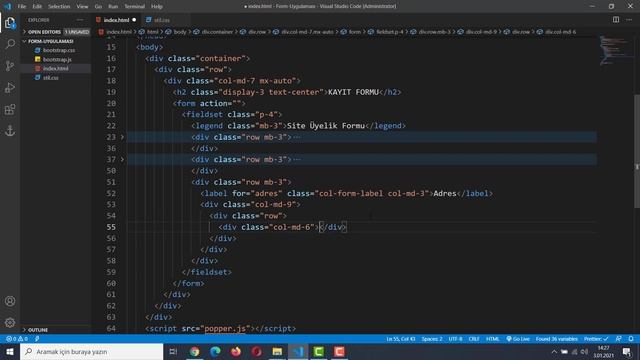 Bootstrap 5 Basit Form Tasarımı Uygulaması - Tüm Yönleriyle Bootstrap Form Yapımı смотреть онлайн