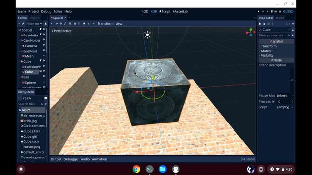 Godot Engine on ChromeOS ARM Chromebook смотреть онлайн