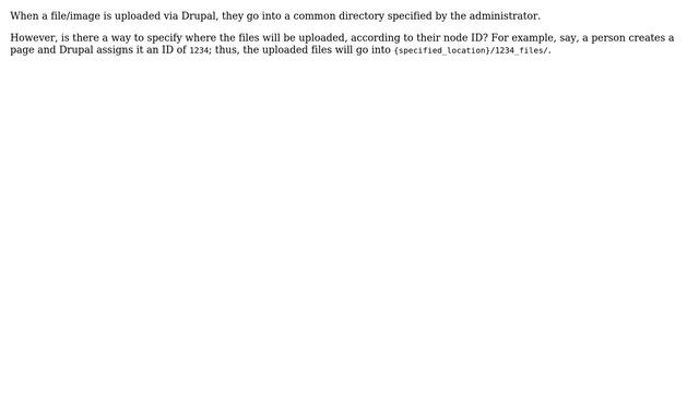Drupal: Storing uploaded files according to node ID (2 Solutions!!) смотреть онлайн
