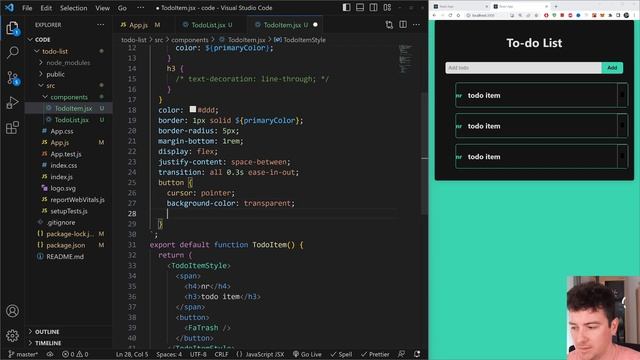 How to Build a To Do List App with React Complete Tutorial смотреть онлайн