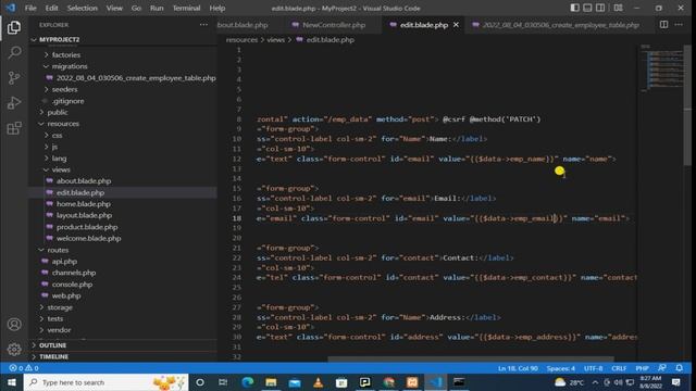 How to Update Data in Laravel ( URDU / HINDI ) - Update Data in Database - Edit & Update Form Dat смотреть онлайн