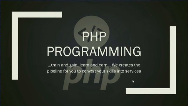 PHP WEB DEV INTRODUCTION смотреть онлайн