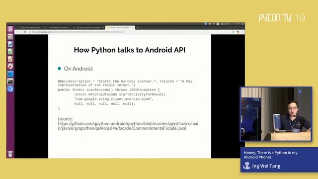 Honey, There Is a Python in My Android Phone! – PyCon Taiwan 2019 смотреть онлайн