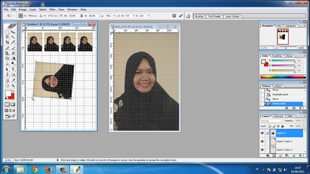 Cara Mengedit Ukuran Foto Dengan Photoshop смотреть онлайн
