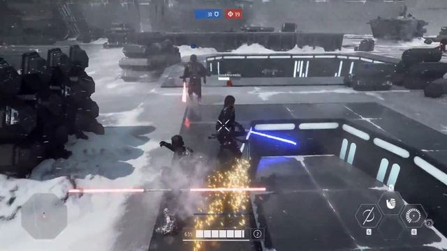 За ситха Дарт Мола ● Режим игры Герои против Злодеев ● Игра Star Wars Battlefront 2 2017 смотреть онлайн