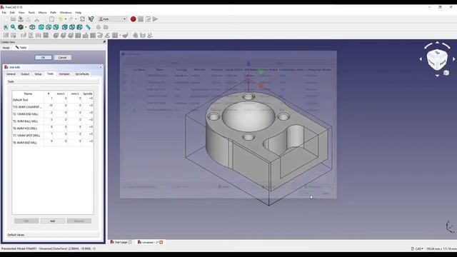 FreeCAD Tutorial - Path Module - Geometry setup (PART 1) смотреть онлайн