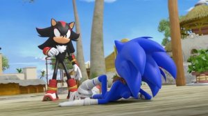 Sonic VS Shadow Battles in TV Series (Sonic X, Boom & Prime)