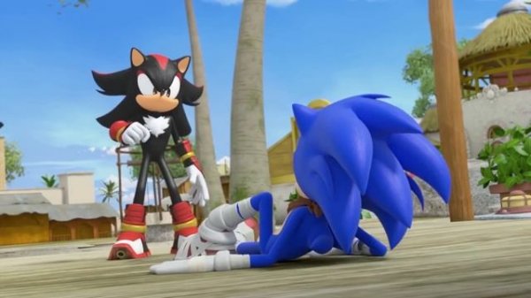 Sonic VS Shadow Battles in TV Series (Sonic X, Boom & Prime)