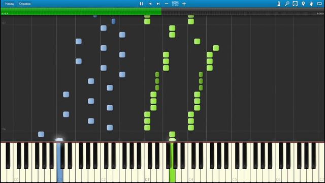 Detroit: Become Human - Connor Main Theme (piano arrangement) - Synthesia смотреть онлайн