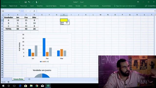 Utilizando a ferramenta "câmera" no Excel смотреть онлайн