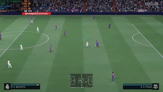 FIFA 22 Performance On 16gb Ram & Iris Xe Graphics